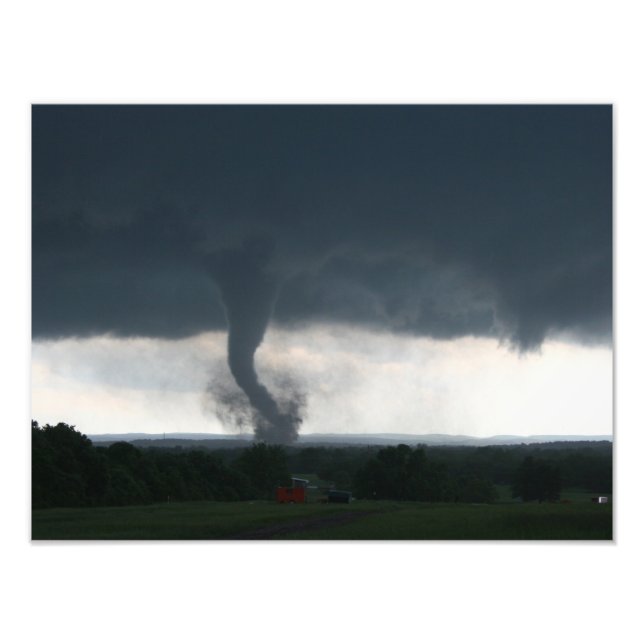Wynnewood, OK EF4-Tornadots fotoutskrift Fototryck (Framsidan)