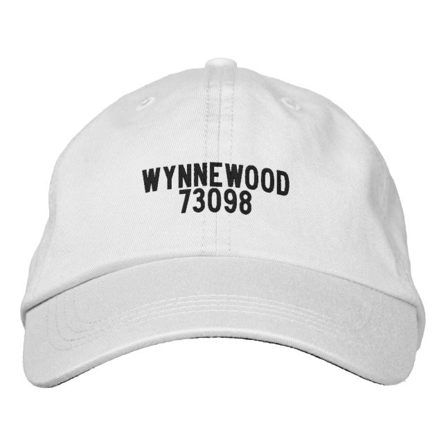 WYNNEWOOD Oklahoma Hatt Broderad Keps (Framsida)
