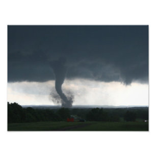 Wynnewood reko fototryck för tornado EF4