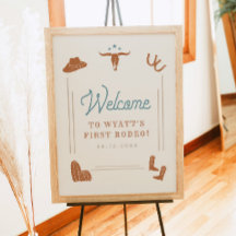 WYNONA Cowboy Första Rodeo Födelsedags Hälsning