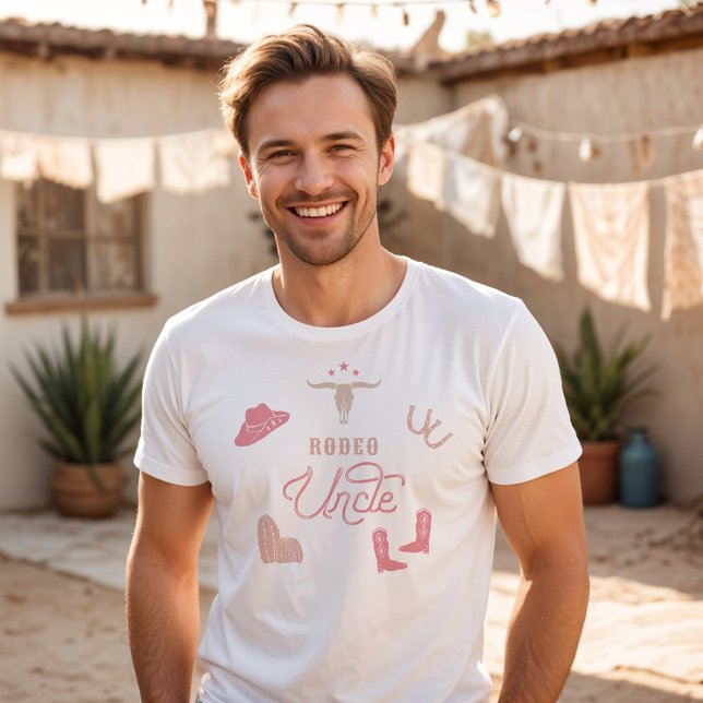 WYNONA  Rosa Cowgirl Rodeo farbror T Shirt (Skapare uppladdad)