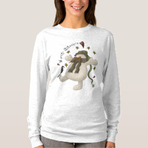 Wynter Blessings Whimsical Snögubbe T-shirt