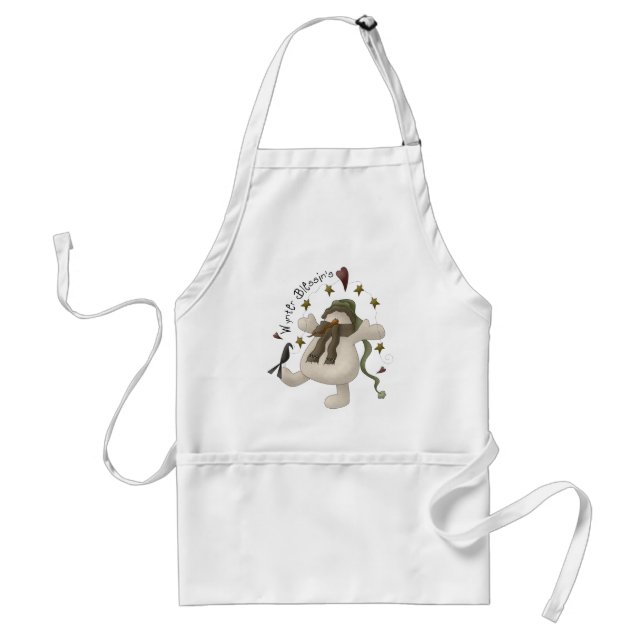 Wynter Blessin's Snögubbe Apron Förkläde (Framsidan)