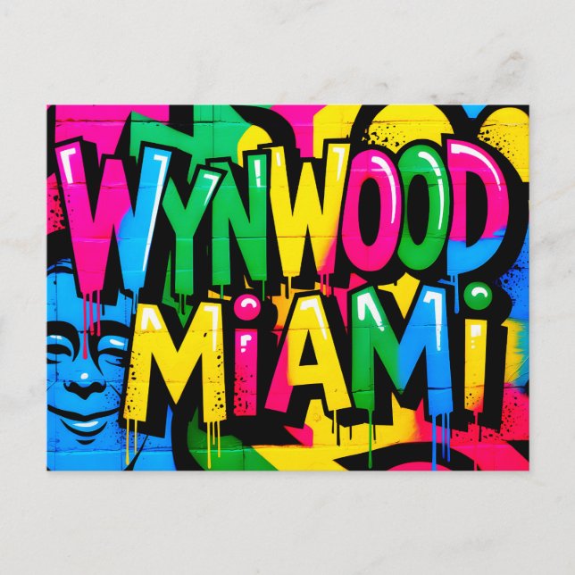 Wynwood Miami Vykort (Framsida)
