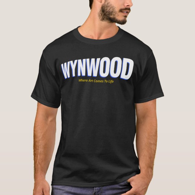 Wynwood Where Art Comeso Life vintage T Shirt (Framsida)