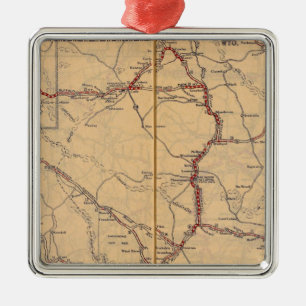 Wyoming 4 julgransprydnad metall
