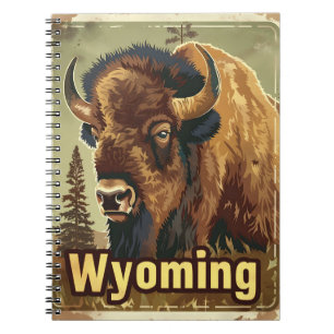Wyoming American Bison Anteckningsbok