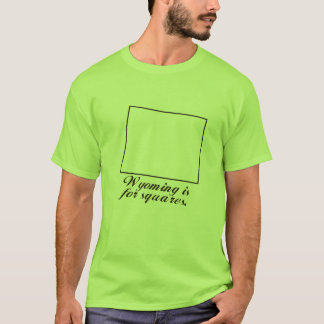 Wyoming är för kvadrerar tee