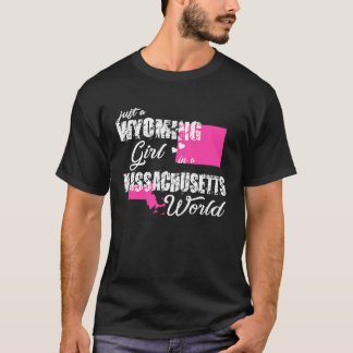Wyoming Bara en Wyoming-tjej i Massachusetts T Shirt