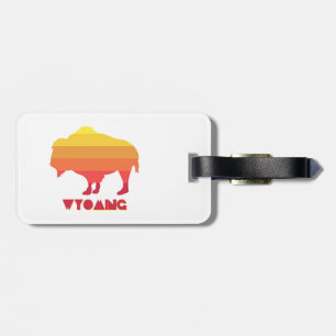 Wyoming Bison Bagagebricka