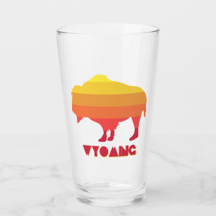 Wyoming Bison Glaskopp