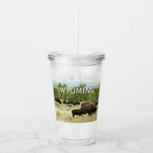 Wyoming Bison Nature Animal Photography Take Away Mugg