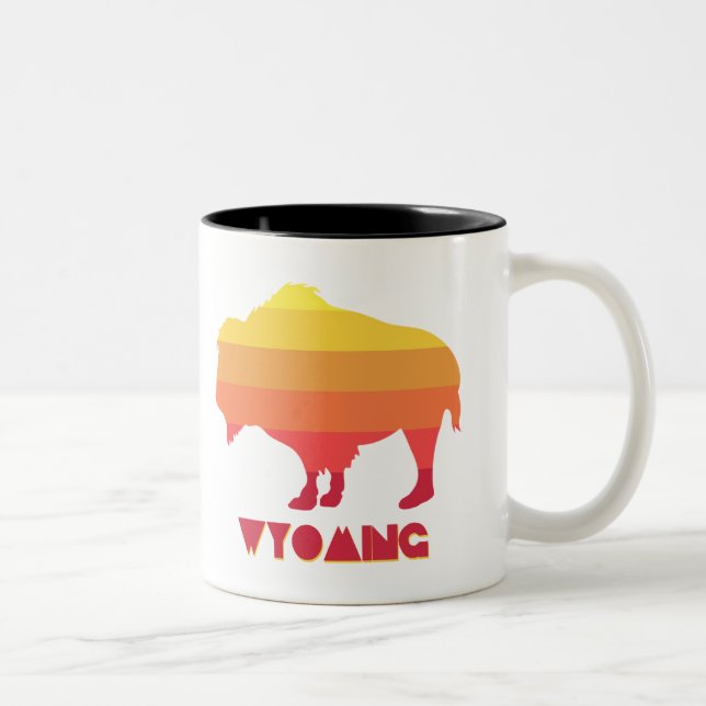 Wyoming Bison Två-Tonad Mugg (Höger)