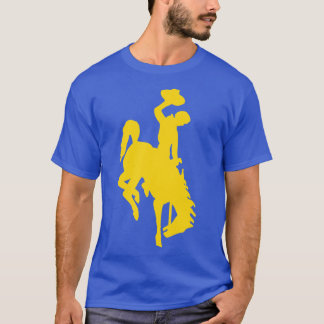 Wyoming Cowboy Riding a Bucking Horse T Shirt
