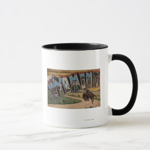 Wyoming (Cowboy) stort brev ScenesWyoming Mugg