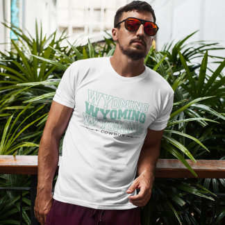 Wyoming cowboymodern och eleganten t shirt
