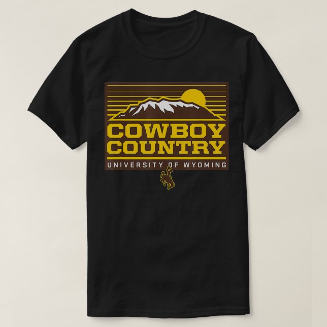 Wyoming Cowboys Apparel Cowboy Land T Shirt (Design framsida)
