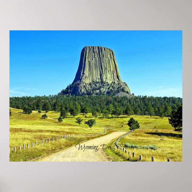 Wyoming, Djävulen Torn Poster (Framsidan)