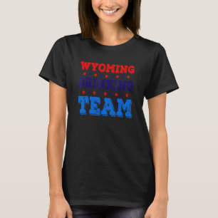 Wyoming Drickande Team Stat Stolthet Öl Drickand T Shirt