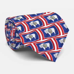Wyoming Flagg Halsduk Slips