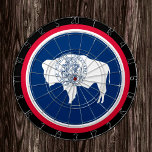 Wyoming Flagga Dartboard & Wyoming / USA-speltavla Darttavla<br><div class="desc">Dartboard: Wyoming & Wyoming flagga darts,  familjejordspel - kärlek mitt land,  sommarspel,  helgdag,  fars dag,  födelsedagsfest,  college studenter/roligtar</div>