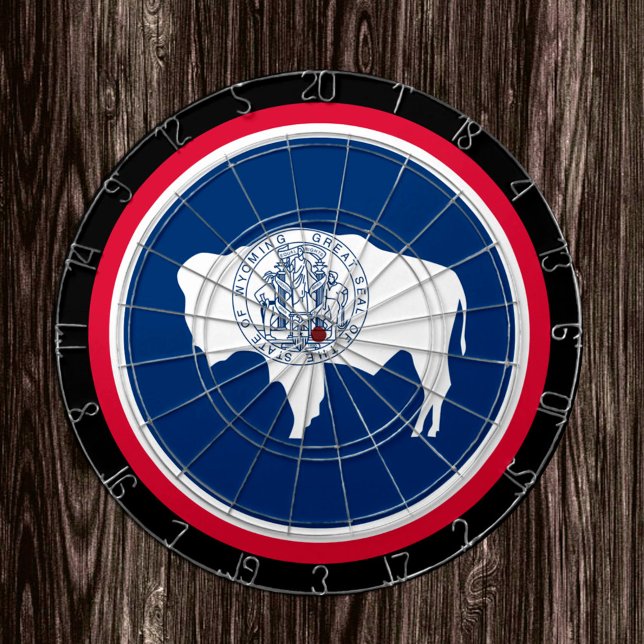 Wyoming Flagga Dartboard & Wyoming / USA-speltavla Darttavla (Skapare uppladdad)