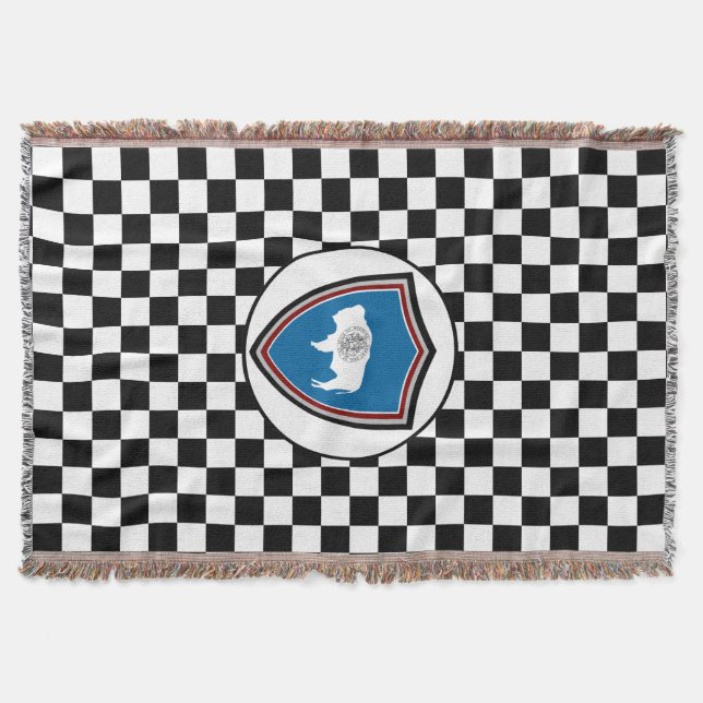 Wyoming flagga filt (Framsidan)