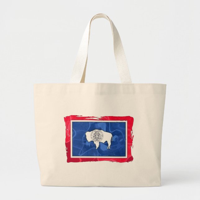 WYOMING FLAGGA JUMBO TYGKASSE (Framsidan)