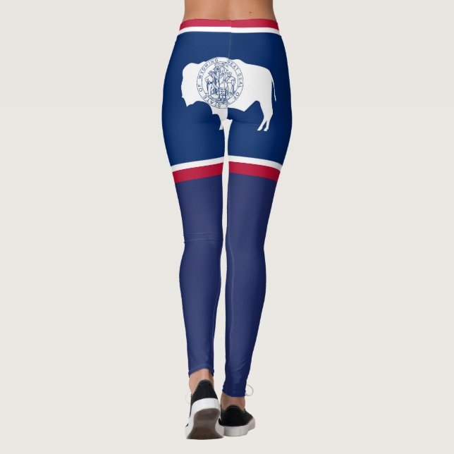 Wyoming flagga leggings (Baksida)