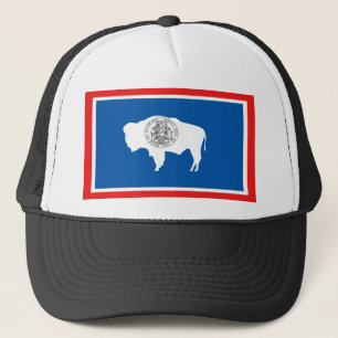 Wyoming Flagga Truckerkeps
