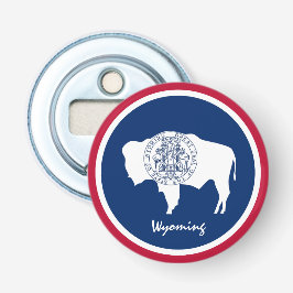 Wyoming Flagga & Wyoming party /sport USA drink Flasköppnare
