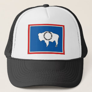 Wyoming flaggakarta keps