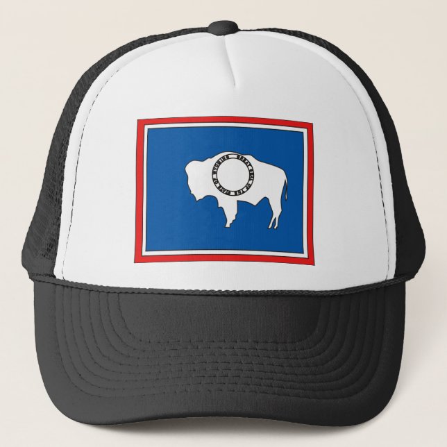 Wyoming flaggakarta keps (Framsida)