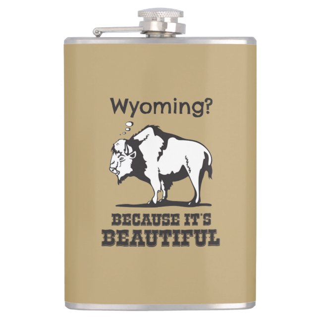 Wyoming? För det är vackert Fickplunta (Framsidan)