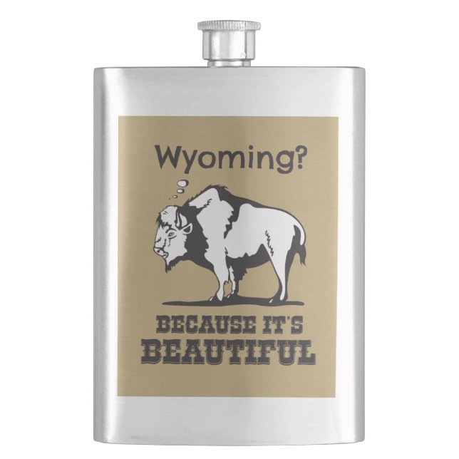 Wyoming? För det är vackert Fickplunta (Framsidan)