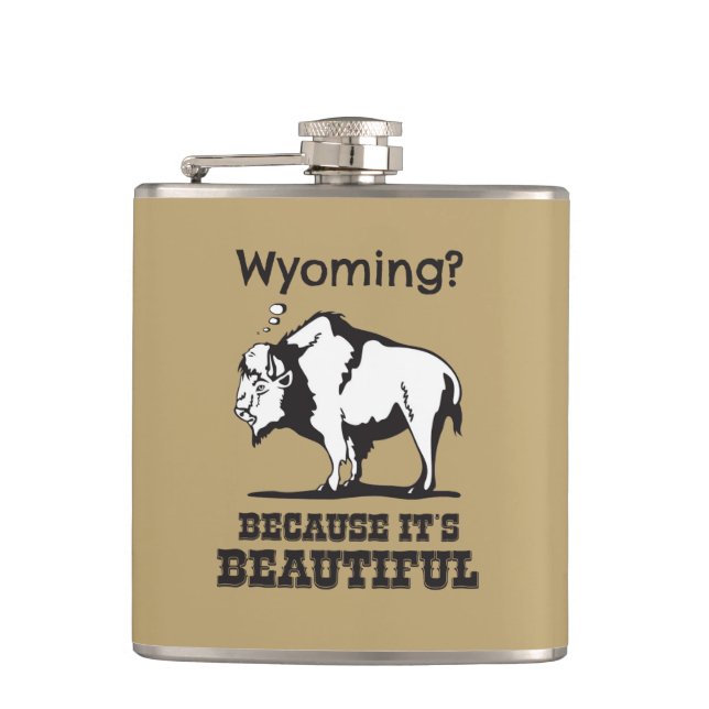 Wyoming? För det är vackert Fickplunta (Framsidan)