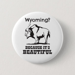 Wyoming? För det är vackert Knapp