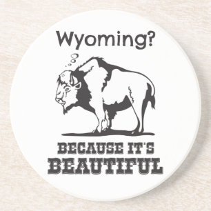 Wyoming? För det är vackert Underlägg Sandsten