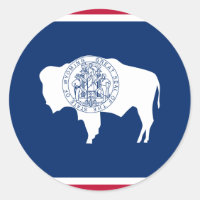 Wyoming, Förenade Stater flagga