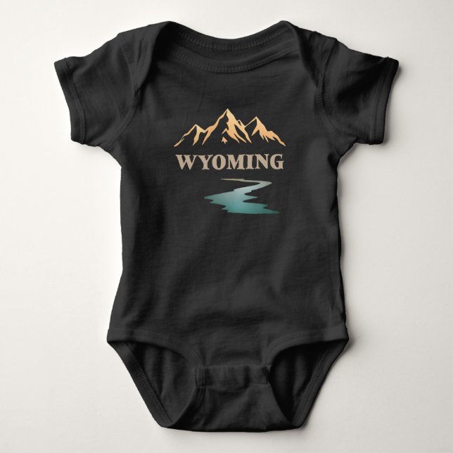 Wyoming Förenta staterna T Shirt (Framsida)
