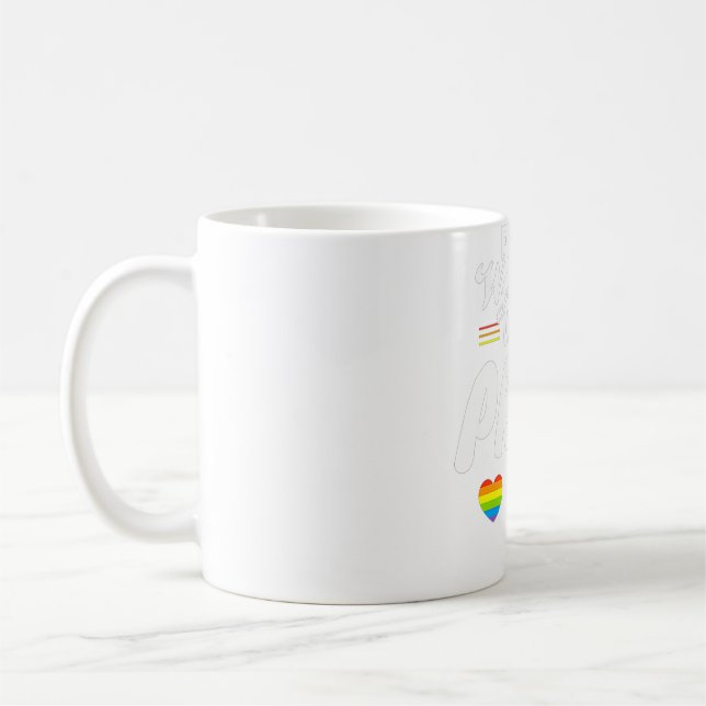 Wyoming Gay pride Kaffemugg (Vänster)