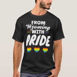 Wyoming Gay pride T Shirt