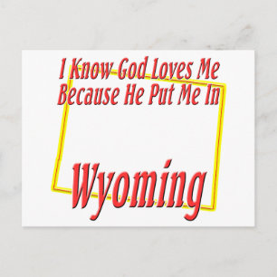 Wyoming - Gud Kärlek Me Vykort