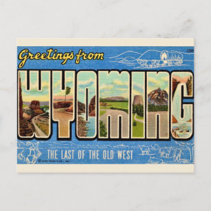 Wyoming Hälsningar vykort