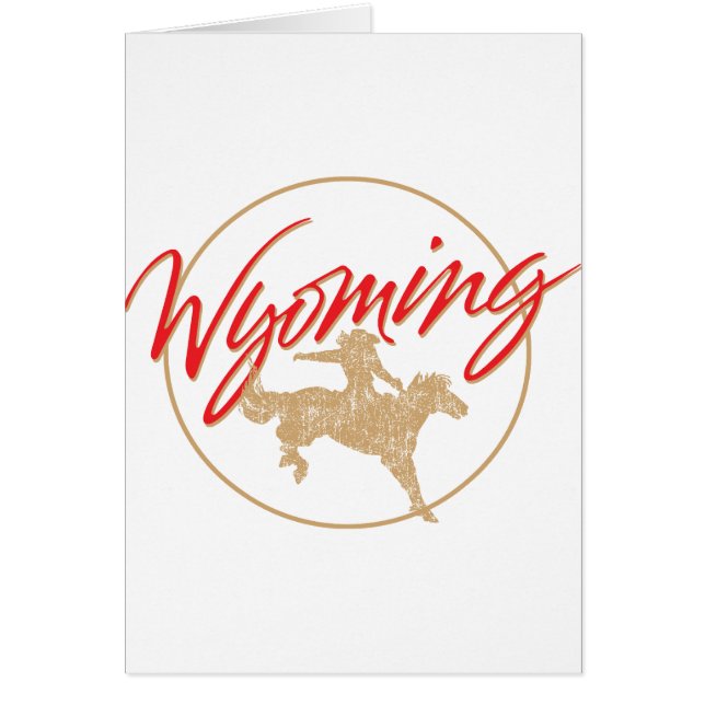 Wyoming Hälsningskort (Framsidan)