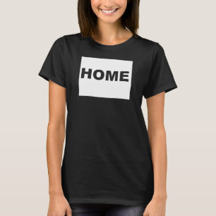 Wyoming Hemifrån Från Stat T-Shirt Tees