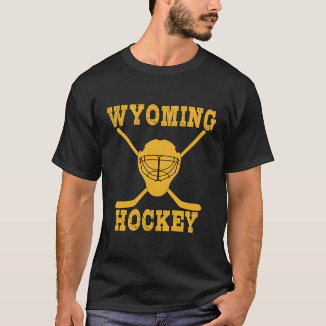 Wyoming Hockey T Shirt (Framsida)