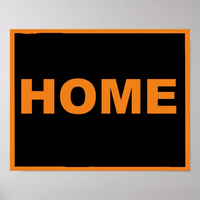 Wyoming Home från State Poster Sign (Framsidan)