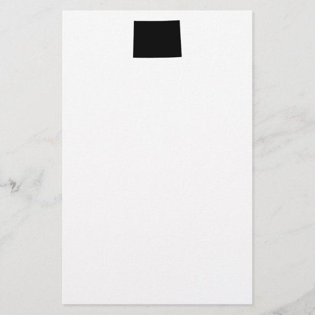 Wyoming i svart brevpapper (Framsida)