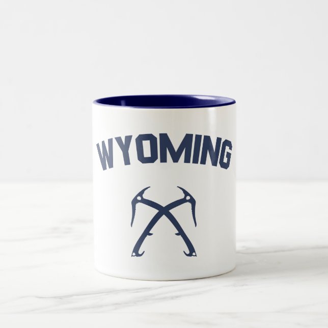Wyoming Ice klättring Två-Tonad Mugg (Center)